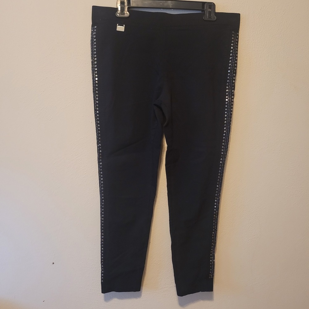 Zac and Rachel‎ Women's Studded Rhinestone Black Pants, Size 14